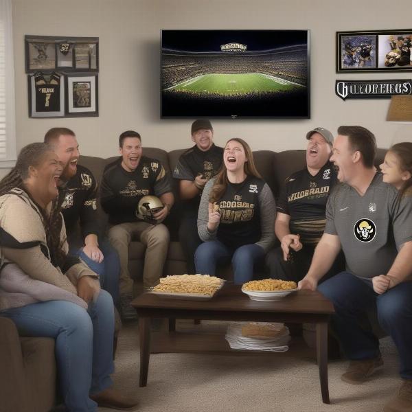 Watching Colorado Football Game on TV