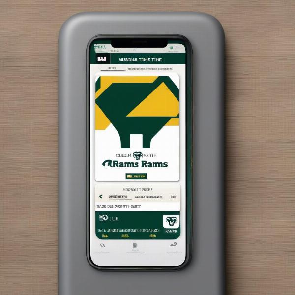 Colorado State Rams Game Time App Notification