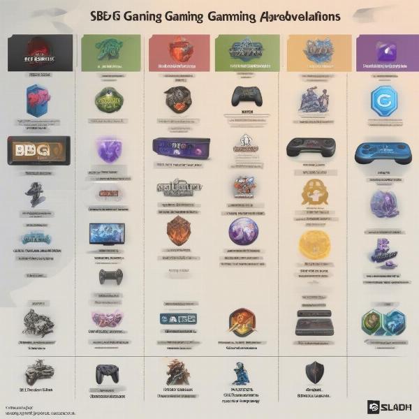 Chart of Common Gaming Abbreviations