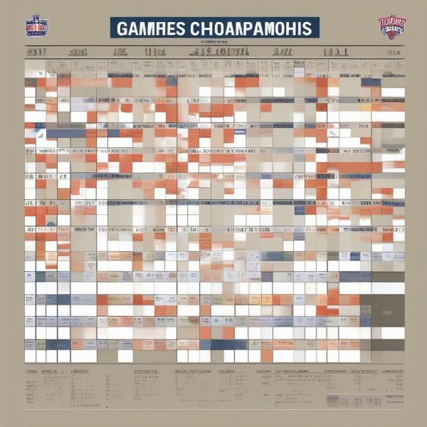 Conference Championship Game Schedule