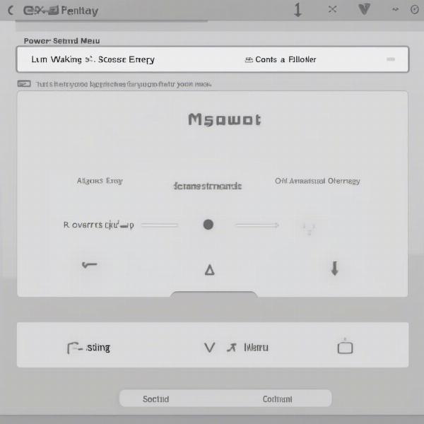 Console Controller Power Settings