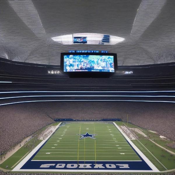 Cowboys Fans Cheering at Texas Stadium
