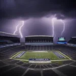Dallas Cowboys Game Delayed Due to Lightning Strike Near Stadium