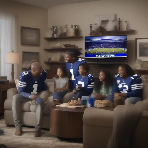 Cowboys Game on Network Television