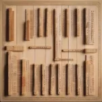 Cribbage Board and Cards Set Up for Play