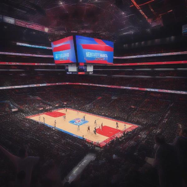 Crypto.com Arena Clippers Game Fan Experience