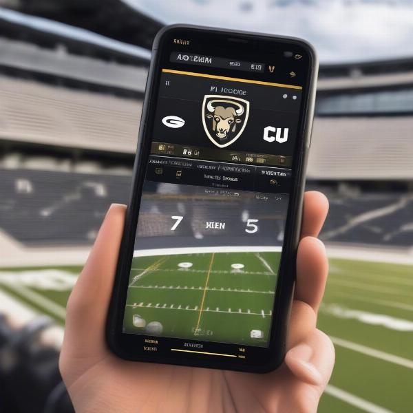 CU Buffs Radio Streaming on a Mobile Device