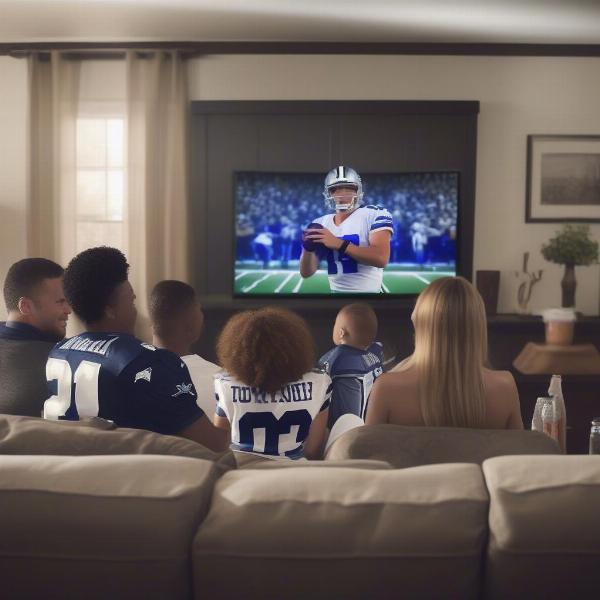 Dallas Cowboys Game on TV Broadcast