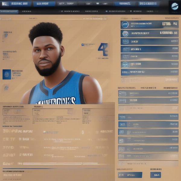 Dallas Mavericks Game Statistics Display