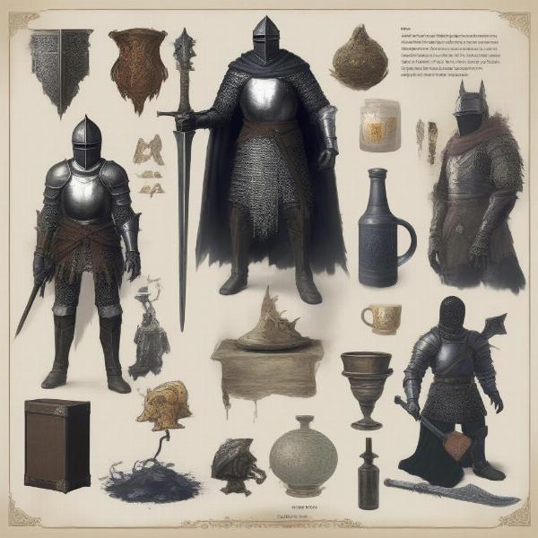 Dark Souls Interconnected World: Items and Characters