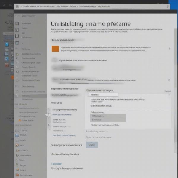 Deleting games through the Windows Control Panel