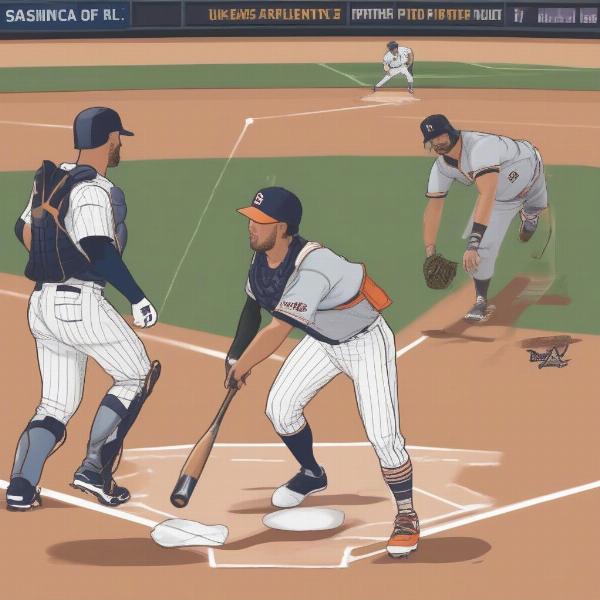 Designated Hitter and Pitcher Re-entry Scenarios in Baseball