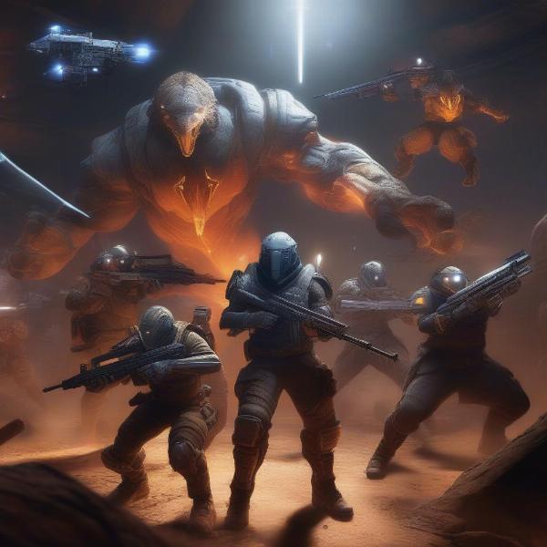 Destiny 2 Cross-Platform Fireteam in Action
