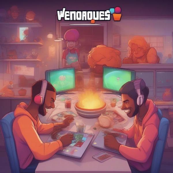 Fun digital games for four people