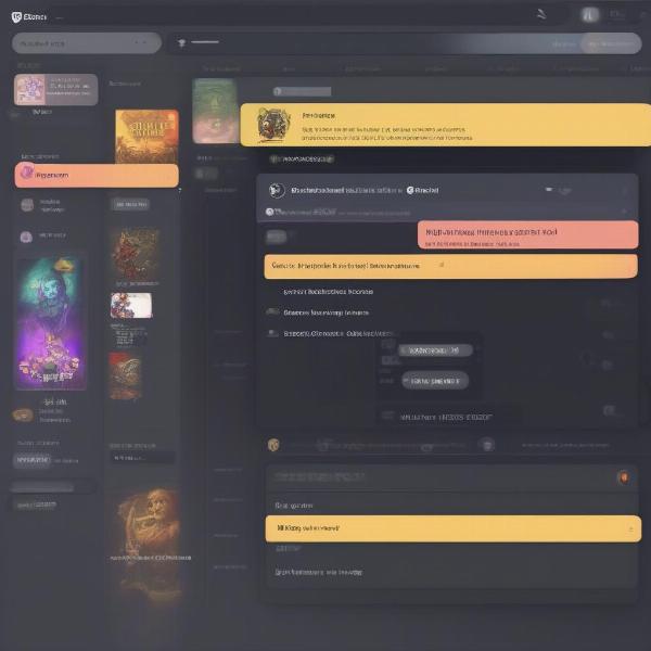 Discord Game Chat Interface