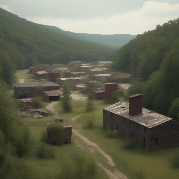 District 12 Filming Location in Henry River Mill Village, North Carolina