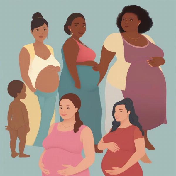 Diverse Body Types in Pregnancy Game