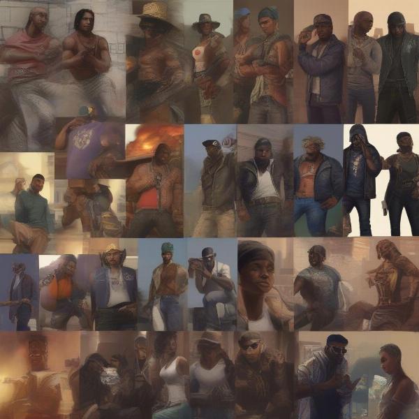 Diverse Gang Representation in Video Games