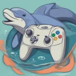 Dolphin Interacting with N64 Controller