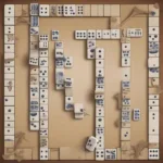 Dominoes strategic play: Blocking your opponent