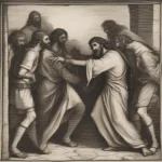 Depiction of Betrayal: Judas and Jesus