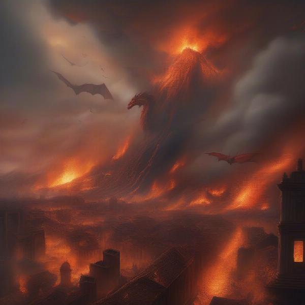 The Doom of Valyria and the Death of Dragons