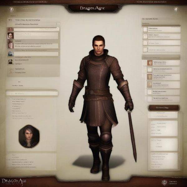 Dragon Age Origins Character Creation Screen Guide