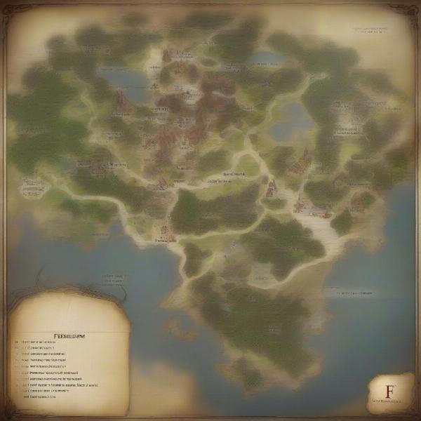 Exploring the World Map in Dragon Age Origins