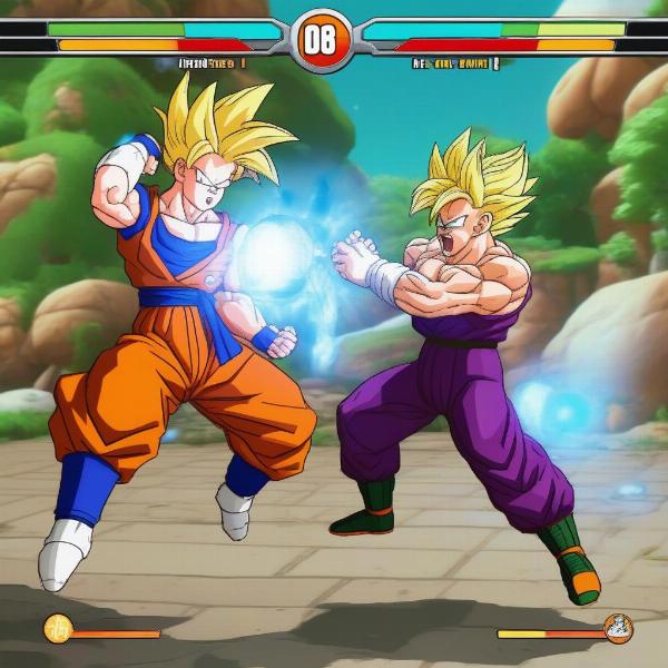 Dragon Ball Z Cartoon Network Fighting Games Screenshot