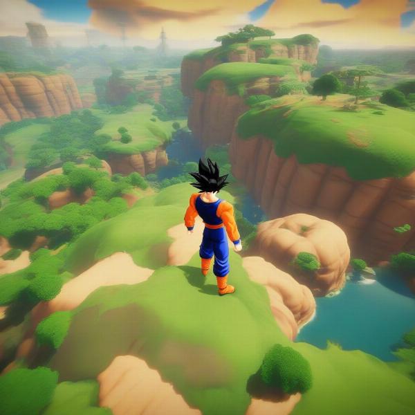 Exploring the Open World in Dragon Ball Z: Kakarot