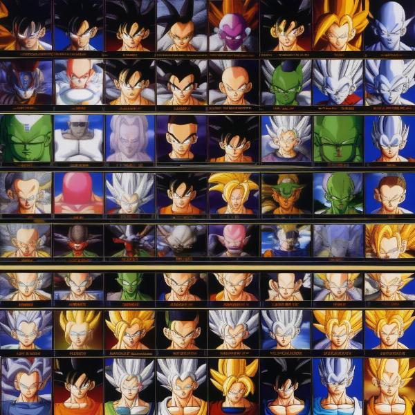 Dragon Ball Z Final Bout Character Select