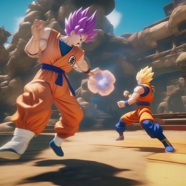 Dragon Ball Z Supersonic Warriors 2 Gameplay Screenshot