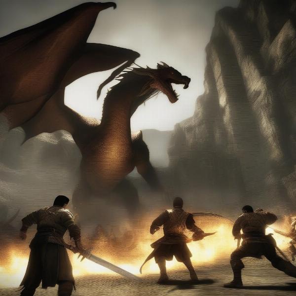 Dragon's Dogma's innovative combat system allows players to climb onto enemies