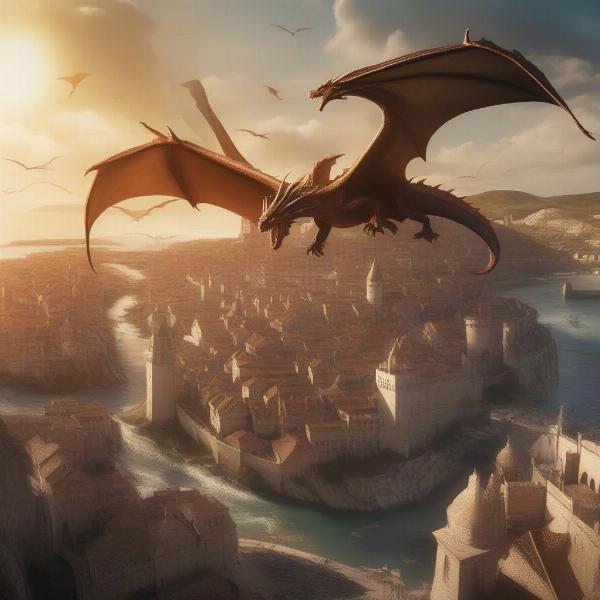 Dragons in House of the Dragon: A Majestic Sight