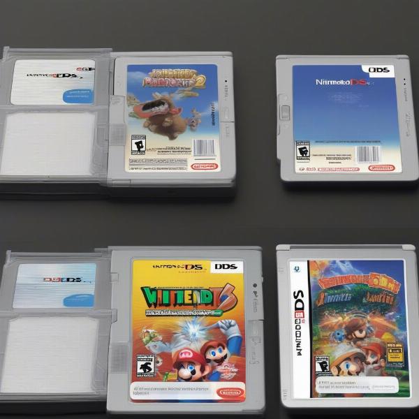 Comparing DS and 3DS Game Cartridges