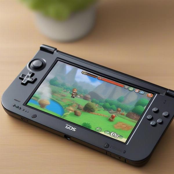 DS Game Displayed on the 3DS Screen