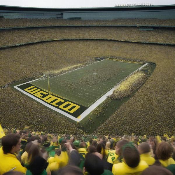 Oregon Ducks game live at Autzen Stadium