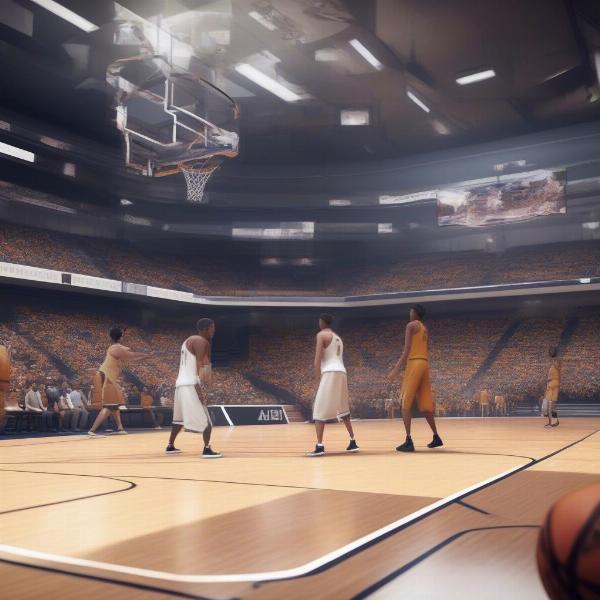 EA College Basketball Game Concept Art