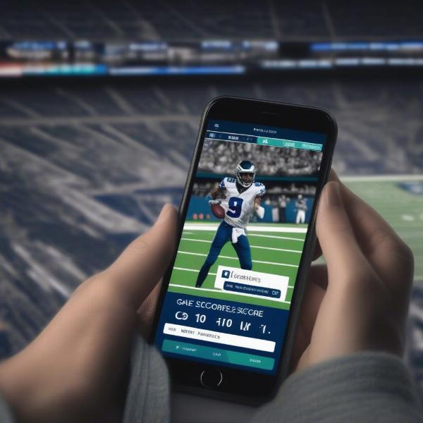 Eagles Cowboys Game Live Updates on Mobile Phone