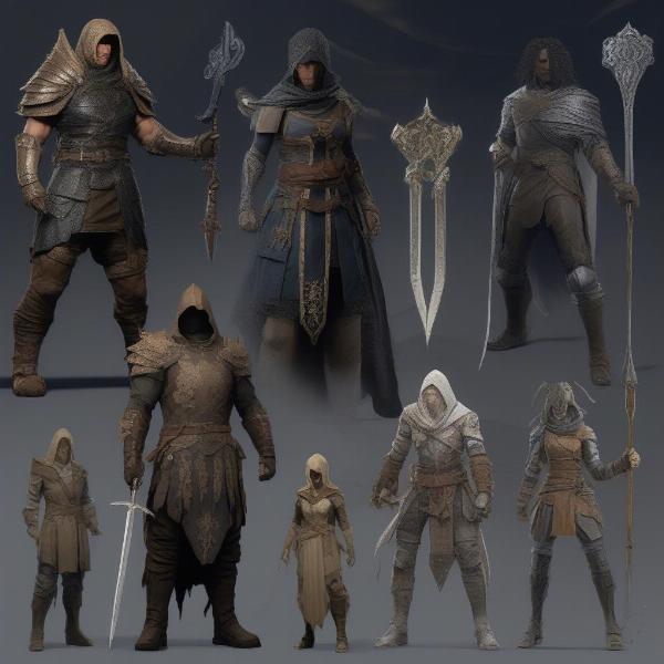 Various Elden Ring Character Builds
