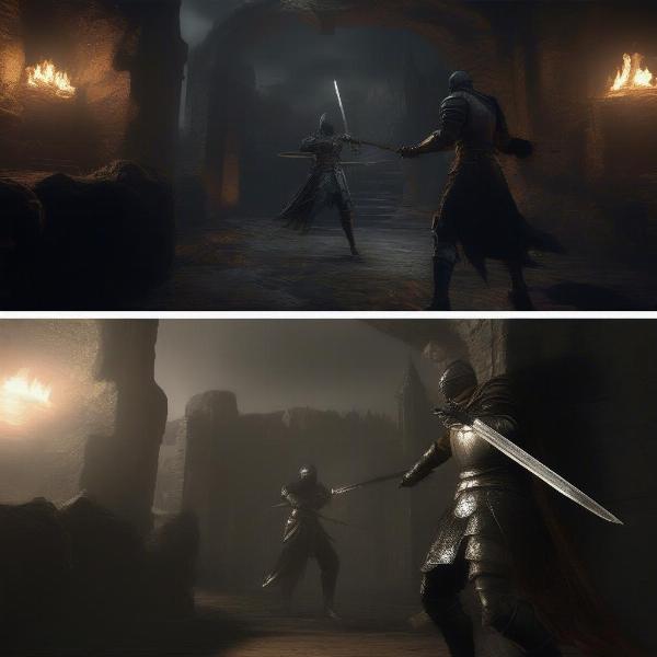 Elden Ring and Dark Souls Combat Comparison