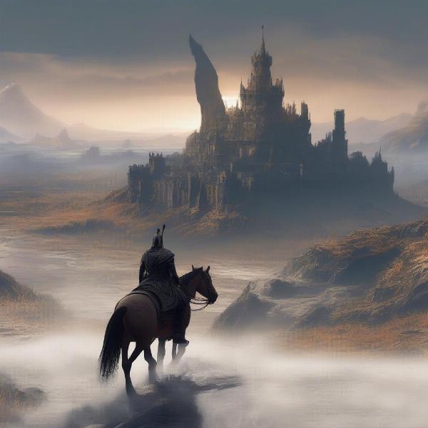Exploring the vast open world of Elden Ring
