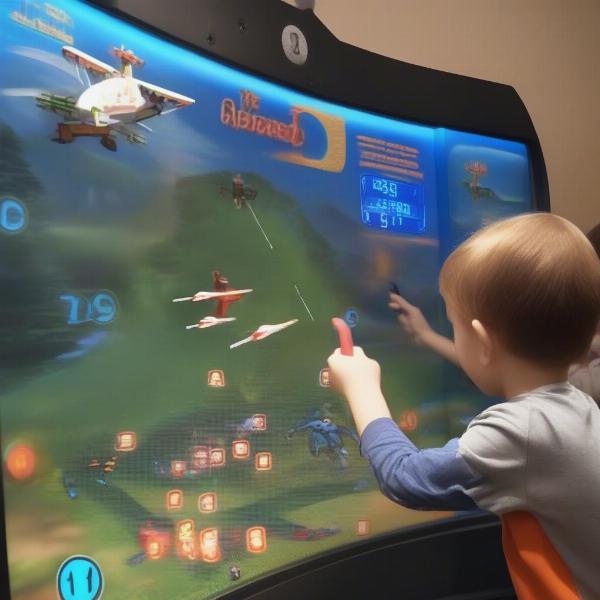 Electronic Airplane Toy Fun Shooting Game Technology