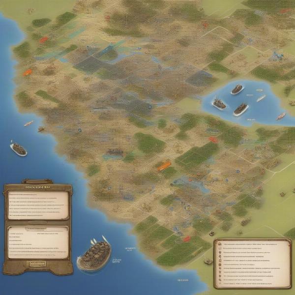 Empire Game Strategic Map
