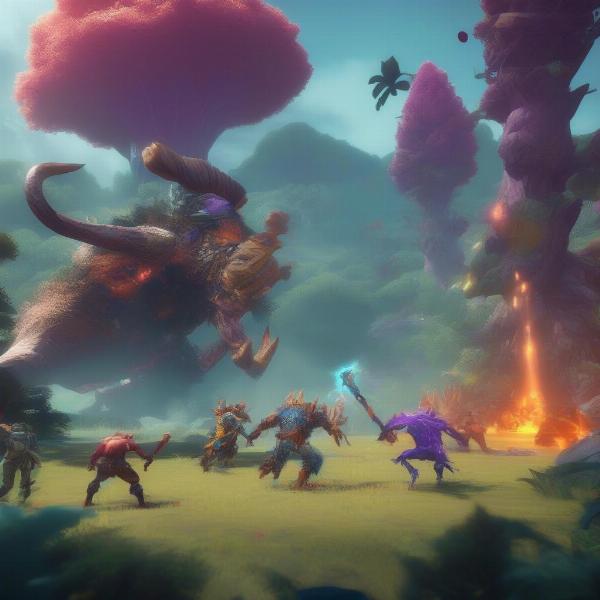 EvoCreo Monster Battling Screenshot