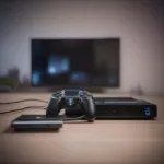 External Hard Drive Connected to a Gaming Console