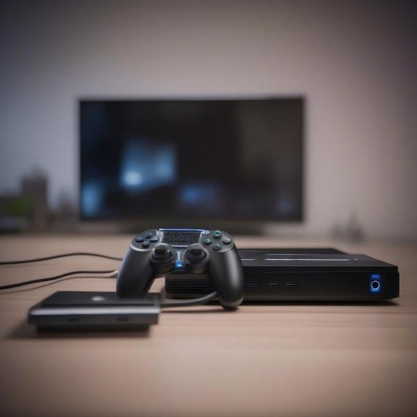 External Hard Drive Connected to a Gaming Console