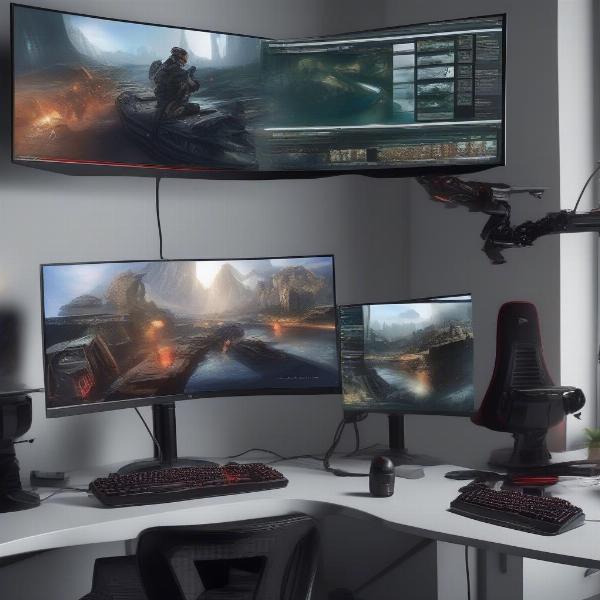 Eyefinity/Surround Multi-Monitor Gaming Setup