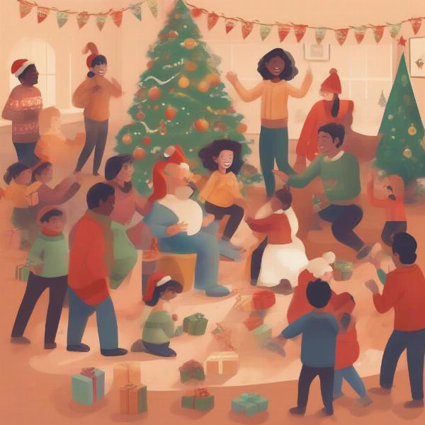 Family-Friendly Christmas Games at Church Party