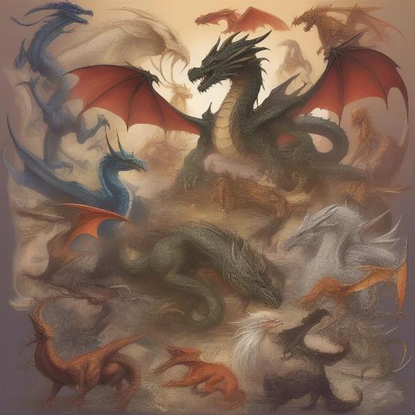 Dragon and Wyvern Variations in Fantasy Literature